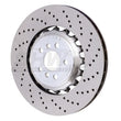 Load image into Gallery viewer, SHW 18-21 BMW M5 4.4L Right Rear Cross-Drilled Lightweight Brake Rotor (34217991104) - Main Product View