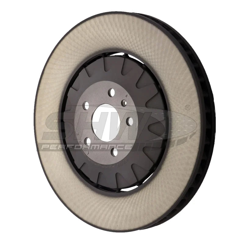 SHW 20-22 Audi S6 Premium Plus Front Smooth Lightweight Brake Rotor (4M0615301BF) - Side View