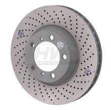 Load image into Gallery viewer, SHW 2012 Porsche 911 Carrera 4GTS 3.8L w/o Ceramics Right Frt Drill-Dimp MB Brake Rotor(99635141004)
