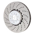 Load image into Gallery viewer, SHW 2020+ BMW X3 M 3.0L Left Front Cross-Drilled Lightweight Brake Rotor (34118054825) - Main Product View