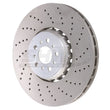 Load image into Gallery viewer, SHW 2020+ BMW X3 M 3.0L Right Front Cross-Drilled Lightweight Brake Rotor (34118054826) - Main Product View