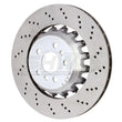 Load image into Gallery viewer, SHW 2020+ BMW X3 M 3.0L Right Rear Cross-Drilled Lightweight Brake Rotor (34118054828) - Main Product View