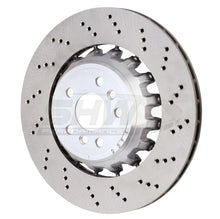 Load image into Gallery viewer, SHW 2020+ BMW X3 M 3.0L Right Rear Cross-Drilled Lightweight Brake Rotor (34118054828) - Main Product View