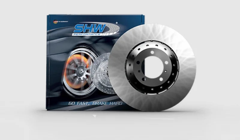 SHW 98-00 Mercedes-Benz C43 AMG 4.3L Left Front Smooth Lightweight Brake Rotor (2104211812) - Side View