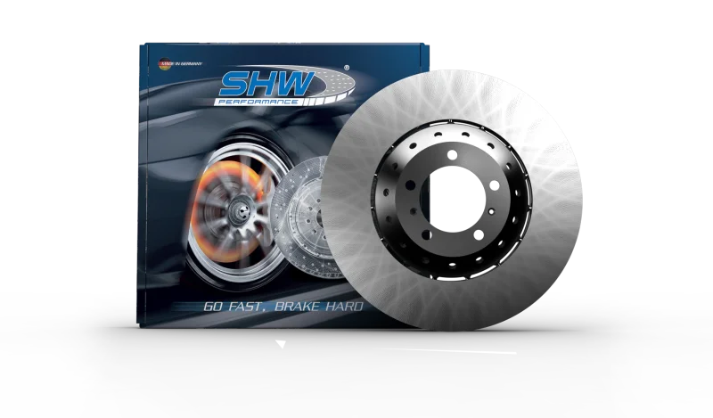 SHW 98-00 Mercedes-Benz C43 AMG 4.3L Right Front Smooth Lightweight Brake Rotor (2104211912) - Main Product View