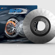 Load image into Gallery viewer, SHW 09-11 Audi A4 2.0L Front Smooth Monobloc Brake Rotor (8K0615301A) - Side View
