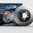 Load image into Gallery viewer, SHW 2021 BMW M3 / 21-22 BMW M4 Right Rear Cross-Drilled Lightweight Brake Rotor (34208093730)