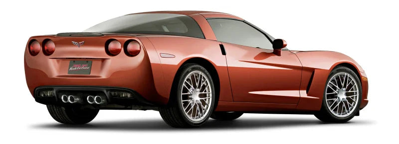 SLP 2005-2008 Chevrolet Corvette LS2 LoudMouth Axle-Back Exhaust System - Side View