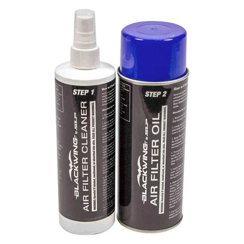 SLP Blackwing Air Cleaner & Oil Kit - Side View