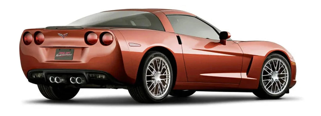 SLP 2009-2013 Chevrolet Corvette LS3 LoudMouth Cat-Back Exhaust System - Side View