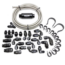Load image into Gallery viewer, SNOW 8AN Braided Stainless PTFE Fuel Line Kit - 30FT