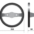 Load image into Gallery viewer, Sparco Steering Wheel 215 Suede Black - Main Product View
