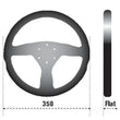 Load image into Gallery viewer, Sparco Steering Wheel L505 Lap 5 Blk/Blk/Blk - Detail View