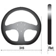Load image into Gallery viewer, Sparco Steering Wheel P 222 Black - Detail View