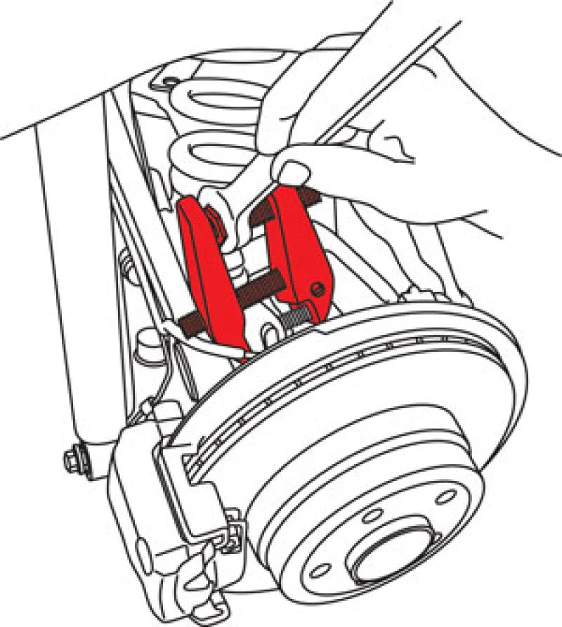 SPC Master Ball Joint Separator Set - Side View
