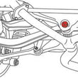 Load image into Gallery viewer, SPC Performance 00-09 Subaru Impreza / Legacy / Outback Rear Toe Kit (SINGLE ARM-REQUIRES 2) - Side View
