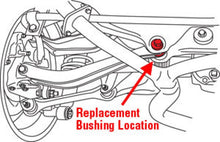 Load image into Gallery viewer, SPC Performance 00-09 Subaru Outback Rear Toe/Cam &amp; Bushing Kit - Side View