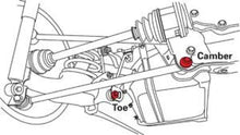 Load image into Gallery viewer, SPC Performance 01-05 Toyota Rav4 Camber/Toe Bolt Kit - Side View