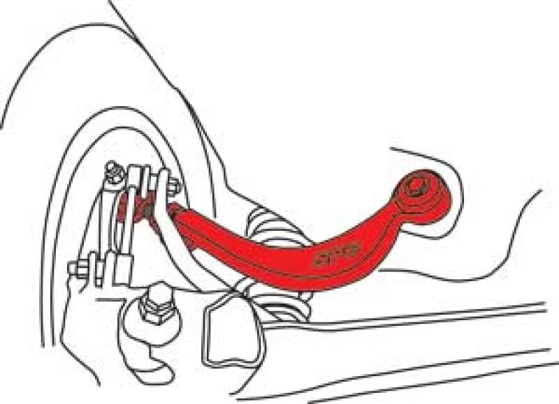SPC Performance 02-12 Mazda 6/Ford 06-12 Fusion/07+ Edge Adjustable Rear Camber Arm - Side View