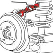 Load image into Gallery viewer, SPC Performance 02+ Acura RSX Front/Rear Camber Kit (1.5in.-3in.) - Side View