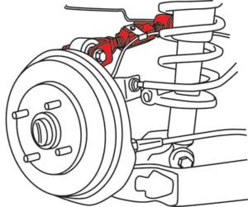 SPC Performance 02+ Acura RSX Front/Rear Camber Kit (1.5in.-3in.) - Side View