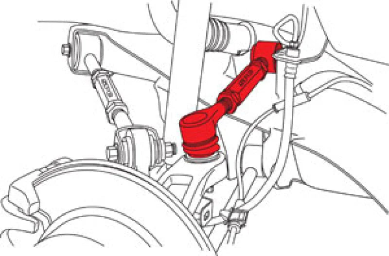 SPC Performance 03-07 Honda Accord/04-08 Acura TSX Rear EZ Arm XR Adjustable Control Arm - Side View
