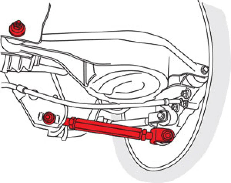SPC Performance 03-08 Nissan 350Z/03-07 Infiniti G35 Rear Adjustable Camber Arm - Side View