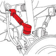 Load image into Gallery viewer, SPC Performance 04-08 Acura TL Rear EZ Arm XR Adjustable Control Arm w/Ball Joint - Side View