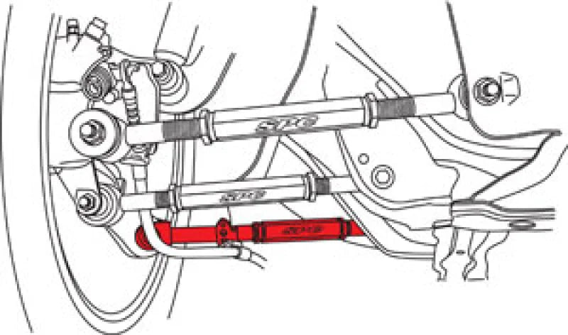 SPC Performance 04-08 Acura TL / TSX Lower Setback Control Arm - Detail View