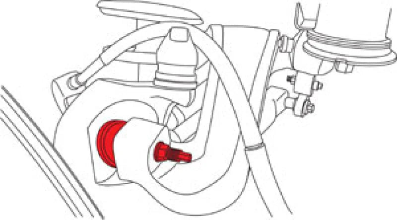 SPC Performance 05-07 Ford Five Hundred / 08-09 Ford Taurus Rear Upper Ball Joint - Detail View