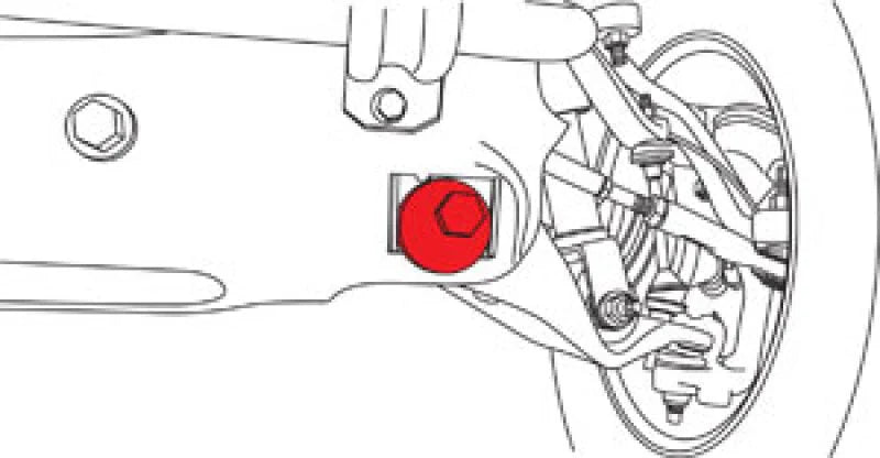SPC Performance 05-11 Dodge Dakota Camber/Caster Adjusting Kit - Side View