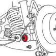 Load image into Gallery viewer, SPC Performance 05+ Chrysler 300/04-08 Pacifica/08+ Dodge Challenger/06+ Charger Rear Toe Bushing - Side View
