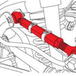 Load image into Gallery viewer, SPC Performance 06-08 BMW 1/2/3 Series Rear Adjustable Camber Arm Single - Side View