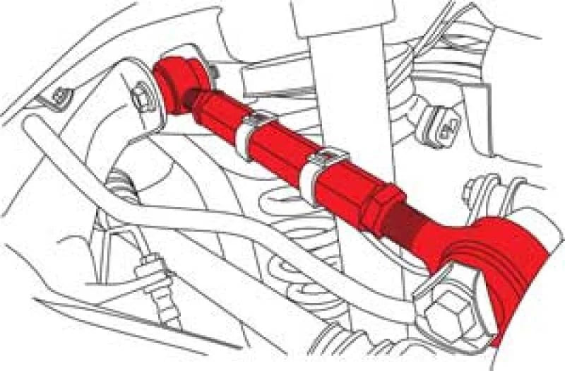 SPC Performance 06-08 BMW 1/2/3 Series Rear Adjustable Camber Arm Single - Side View