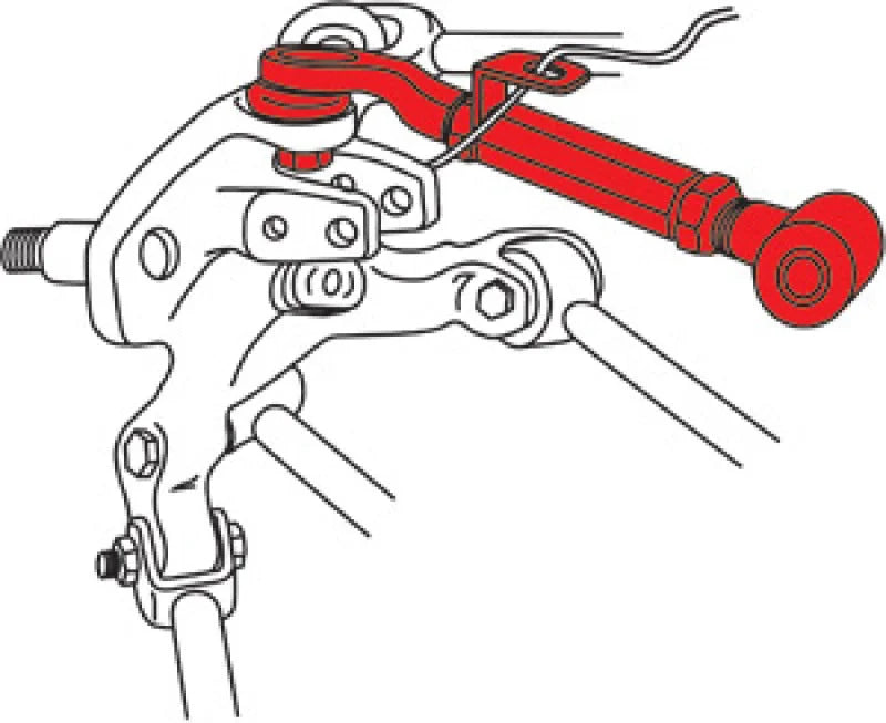 SPC Performance 06-10 Honda Ridgeline Rear EZ Arm XR Adjustable Control Arm w/Ball Joint - Side View
