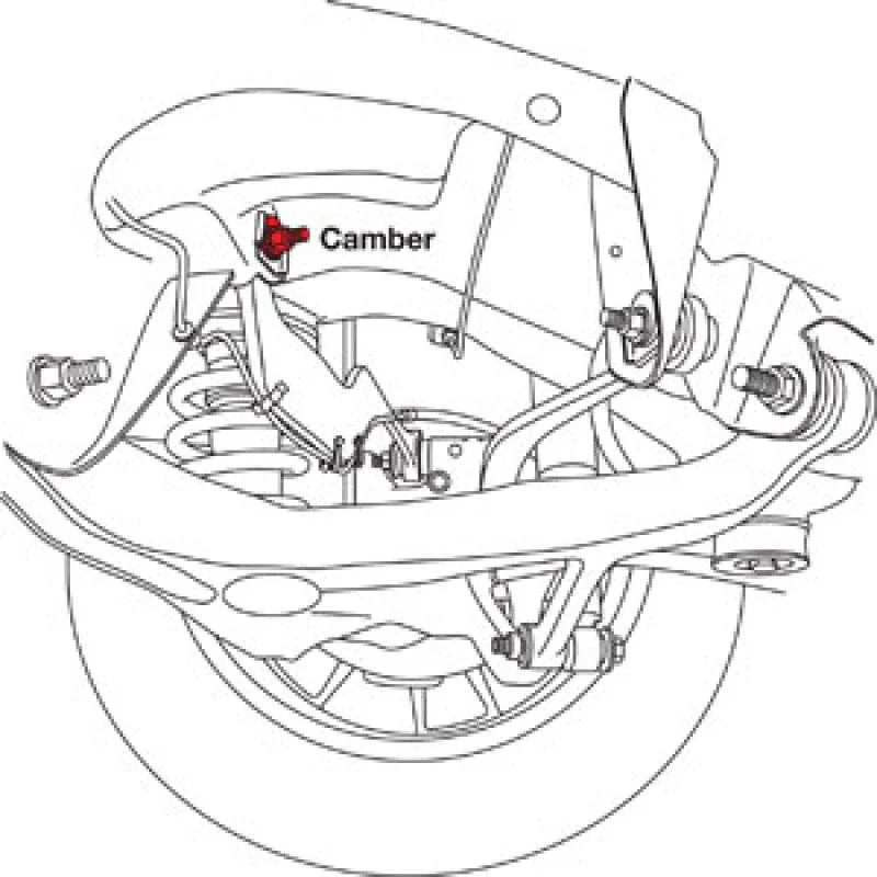 SPC Performance 07-17 GMC Acadia Rear Camber Adjustment Kit w/ xAxis - Detail View