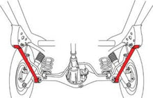 Load image into Gallery viewer, SPC Performance 08+ Toyota Landcruiser Rear Lower Control Arms (Pair) - Side View