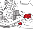 Load image into Gallery viewer, SPC Performance 09-14 FORD F-150 4wd / Raptor Cam Front Camber / Caster Kit - Side View