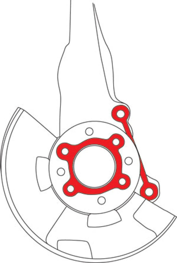 SPC Performance 09-14 Hyundai Genesis +1.25 Camber Shim - Side View