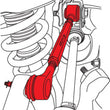 Load image into Gallery viewer, SPC Performance 09-17 Ford Expedition Adjustable Rear Camber Arm - Side View