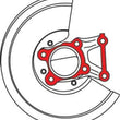 Load image into Gallery viewer, SPC Performance 1.0 deg. Ford Camber Shim - Side View