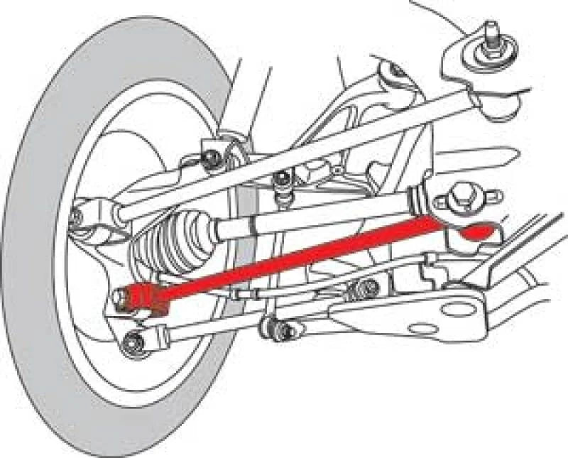 SPC Performance 12-13 Infiniti M35H / 11-13 M37 / 14-16 Q50 Rear Lower Left and Right Control Arms - Side View