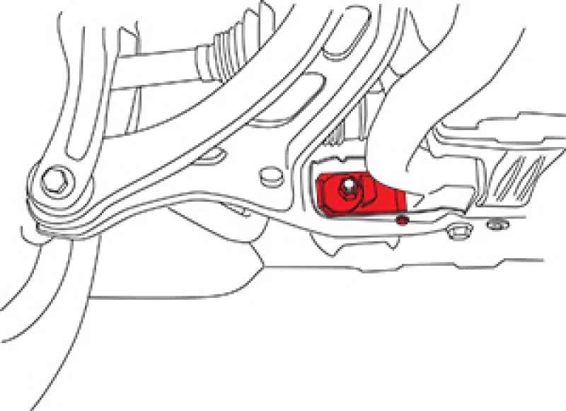 SPC Performance 12-22 Jeep SRT8/Trackhawk Cam Bracket Kit - Side View