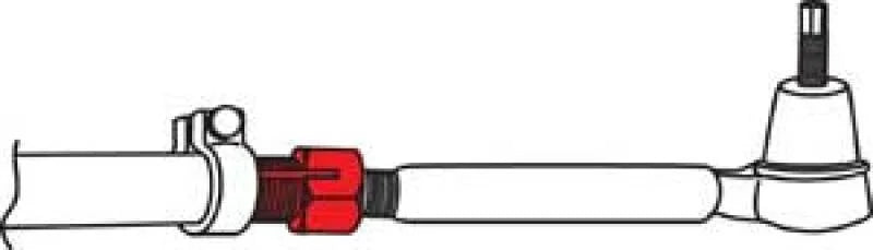 SPC Performance 12/13+ Dodge Ram Hex Tie Rod Adjuster - Detail View