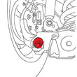 Load image into Gallery viewer, SPC Performance 13-22 Acura ILX / 06-15 Honda Civic Rear Toe CAM Bolt - Side View
