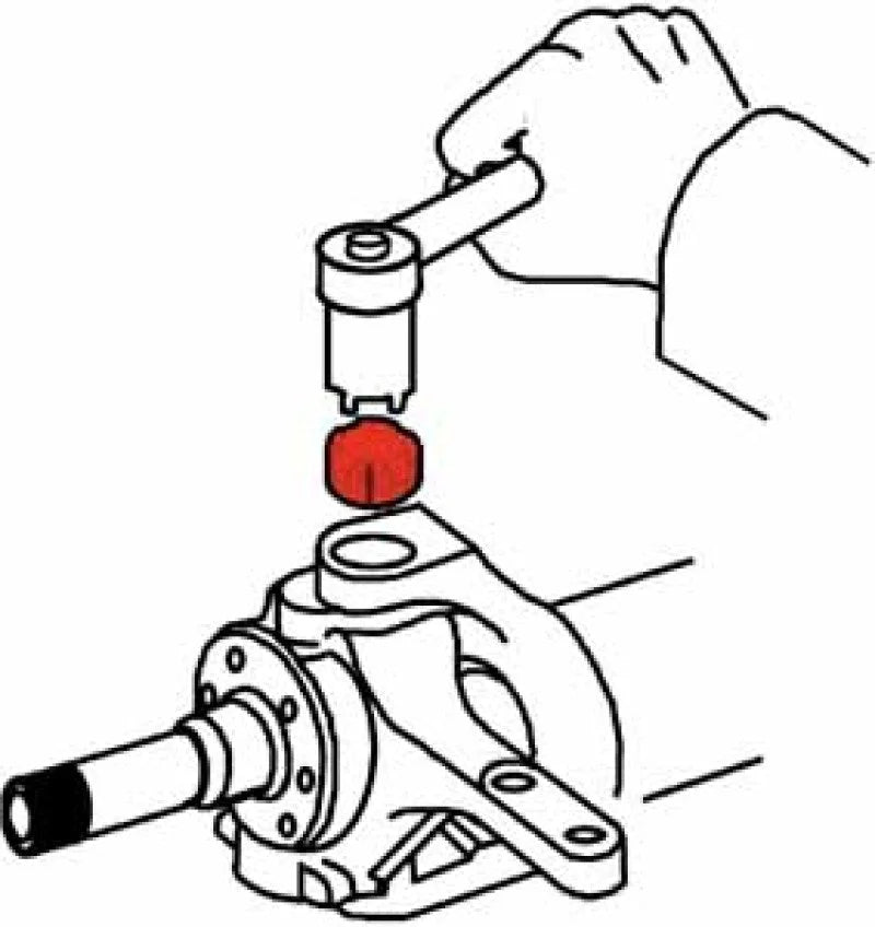 SPC Performance 1/4 deg. 4X4 BUSHING - Side View