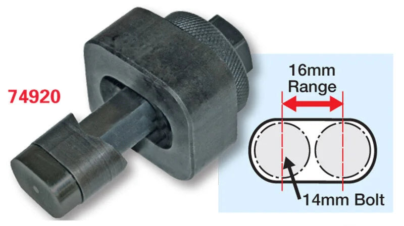 SPC Performance 14x16mm Slot Punch Tool - Main Product View