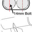 Load image into Gallery viewer, SPC Performance 14x16mm Slot Punch Tool - Detail View