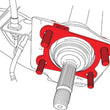 Load image into Gallery viewer, SPC Performance 16-21 Honda HR-V Rear toe shim 0.40 - Side View