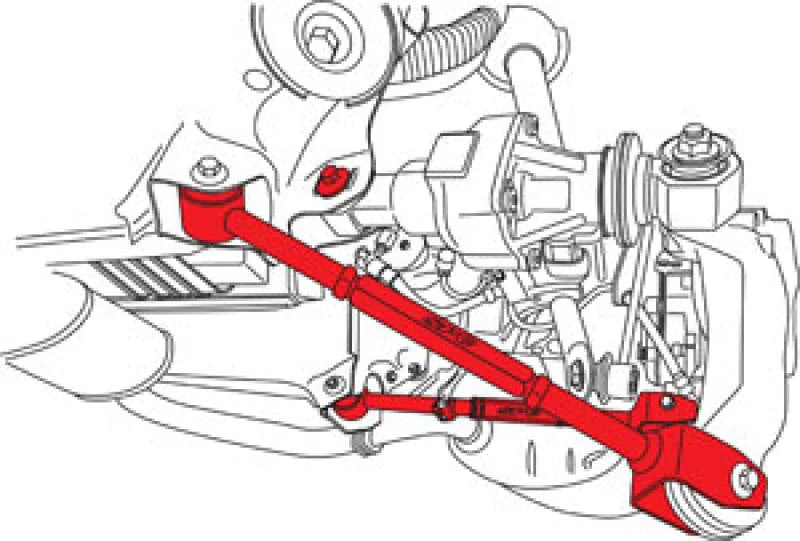 SPC Performance 2015+ Acura TLX Rear Adjustable Arm and Toe Cam Set - Detail View